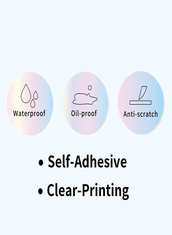 starboling Thermal Labels,2 Inch Colored Round Thermal Printer Stickers,Self-Adhesive Round Direct Thermal Labels,Thermal Stickers for DIY Logo Design,Name Tag (500/Roll) - Image 3